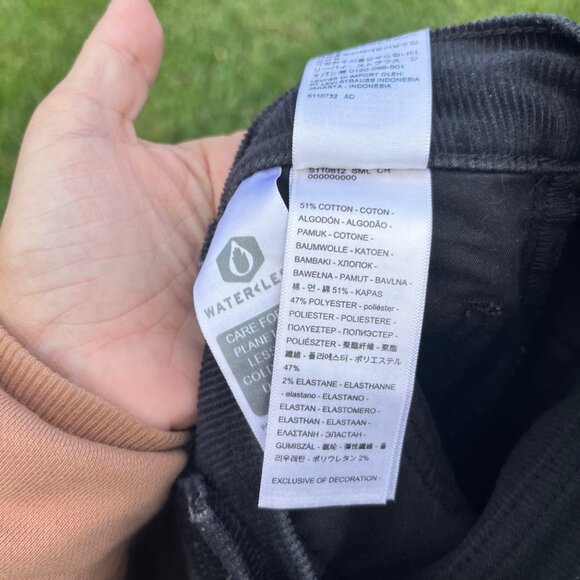 Levi's Ribcage Bell Cordoroy Wide Leg Pants Size 27 - Picture 9 of 9